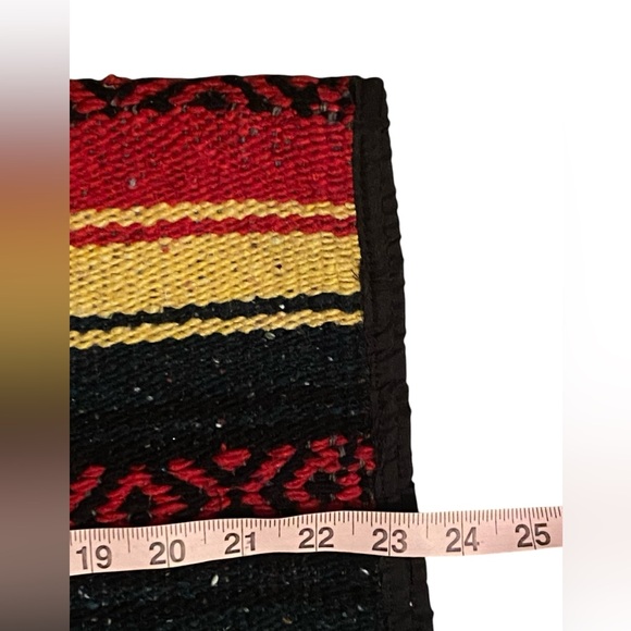 Mexican Falsa Blanket Poncho OS - Picture 2 of 3